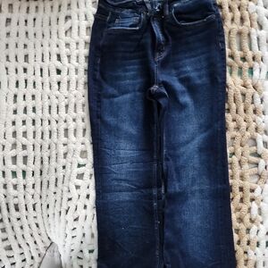 Zenana Outfitters Women's Boot Cut Jeans - Dark Blue